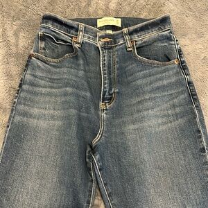 Abercrombie & Fitch Curve Love Ultra High Rise Flare Jeans